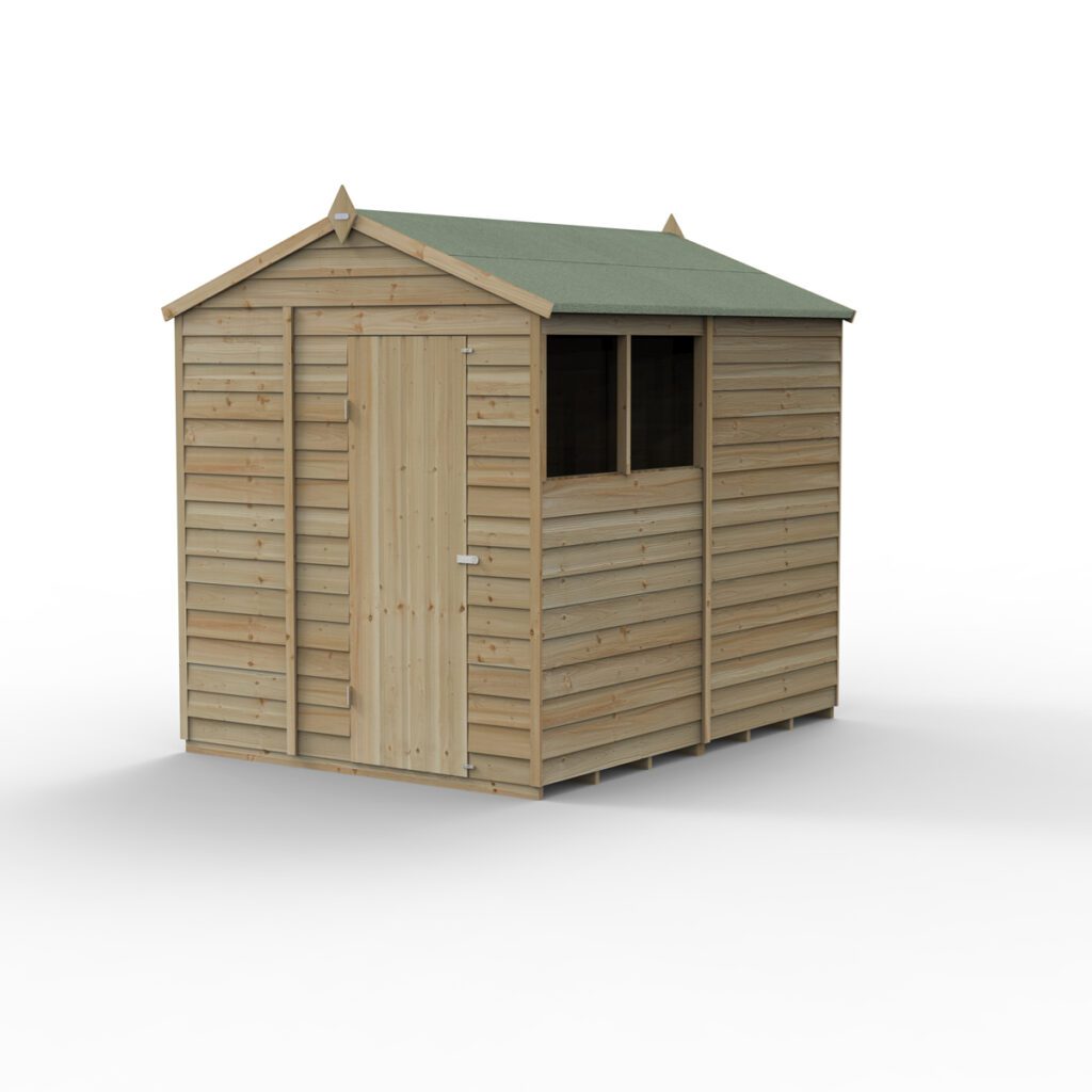 4LIFE Apex Shed 6×8 – Single Door – 2 Window (Installation) 5013053199855 2